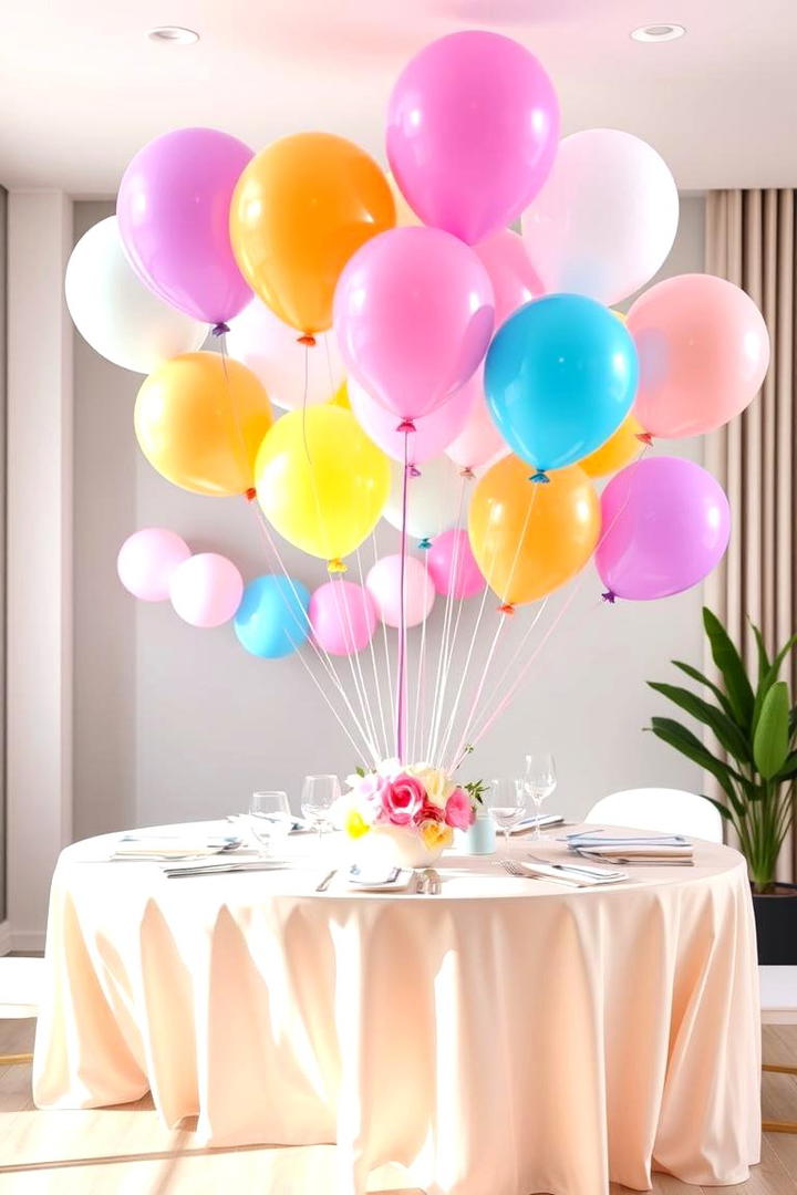 Customizable Balloon Garland - 30 Baby Shower Centerpiece Ideas