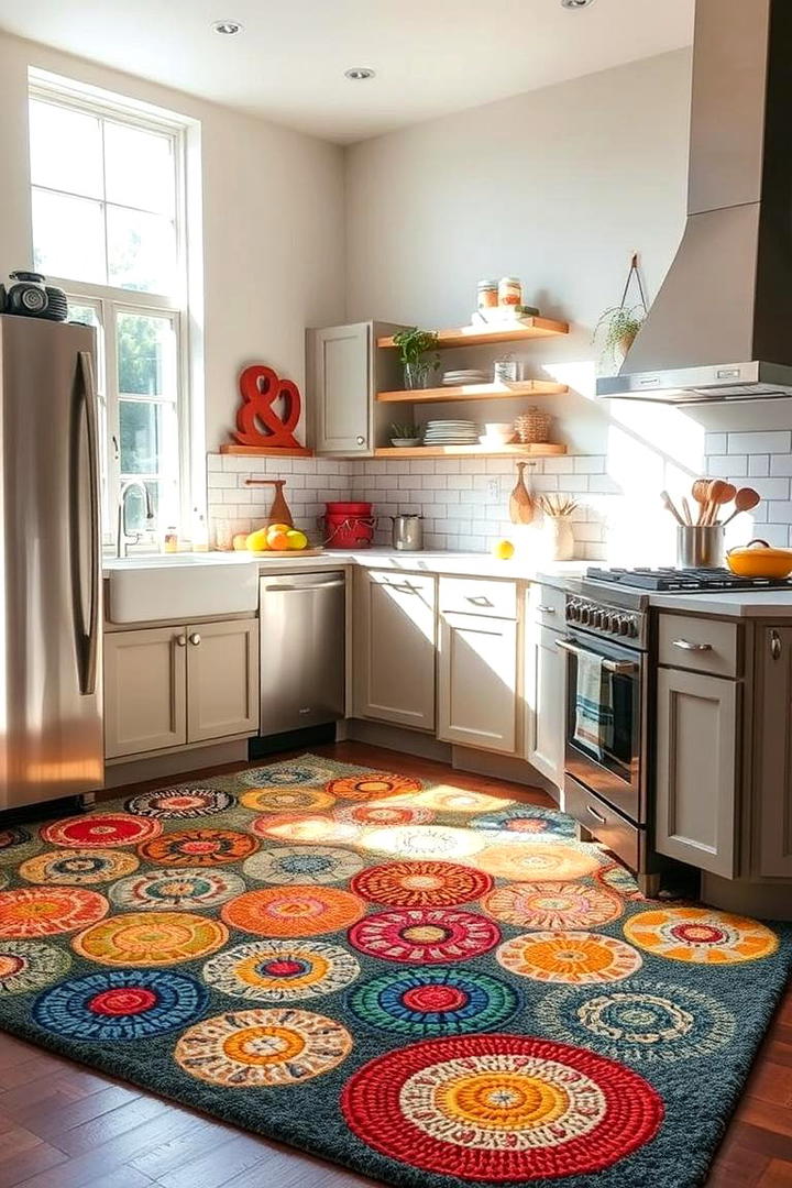 Customizable DIY Rug - 30 Kitchen Rug Ideas