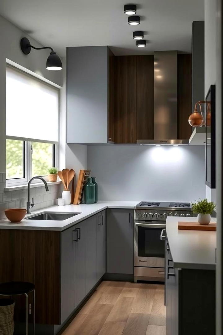 Customizable Modular Fixtures - 30 Small Kitchen Lighting Ideas