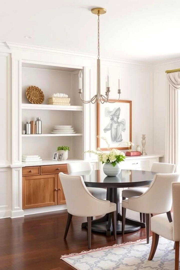 Customizable Storage Solutions - 30 Transitional Dining Room Ideas