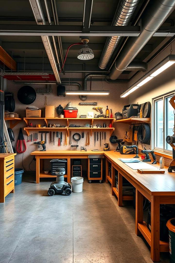 Customized Workshop Haven - 30 Garage Makeover Ideas