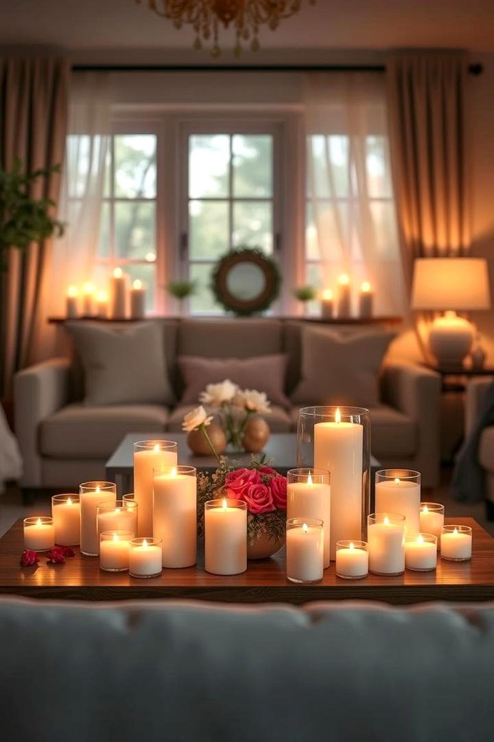 DIY Candlelit Ambience Setup - 30 10 Year Wedding Anniversary Ideas