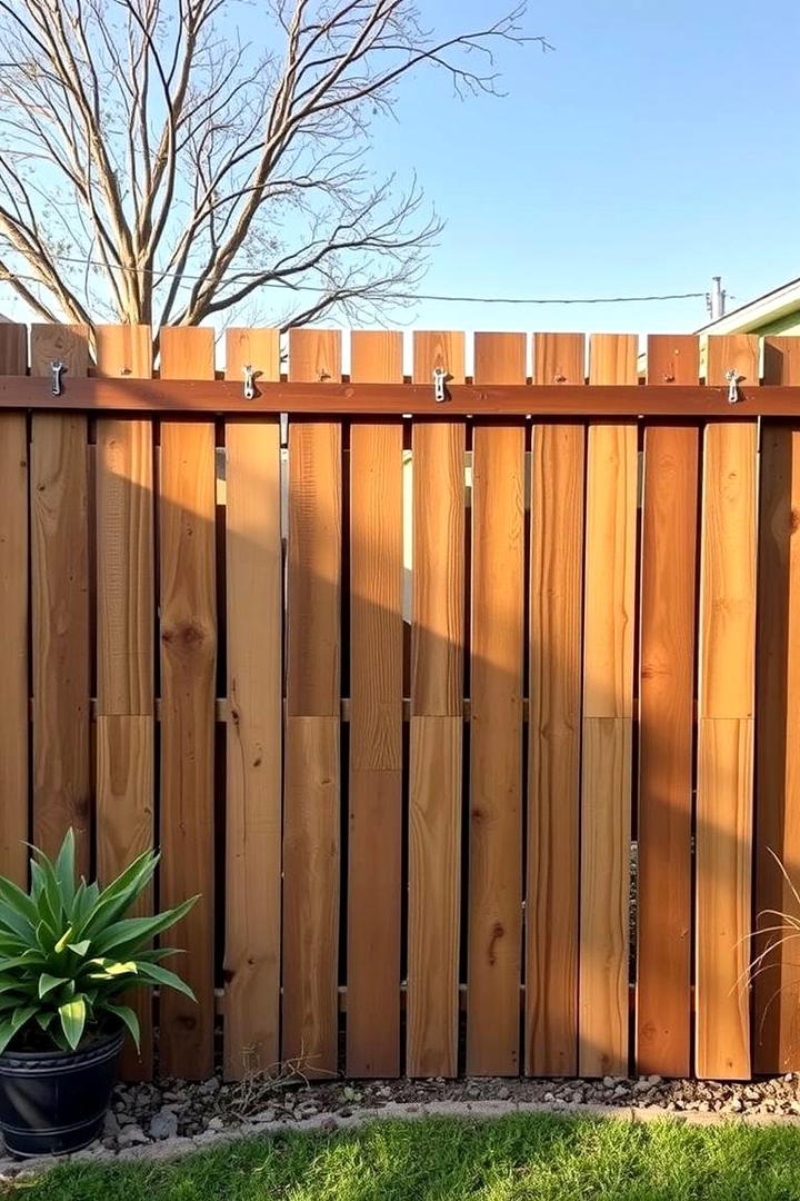 DIY Pallet Wood Fence - 30 Backyard Fence Ideas