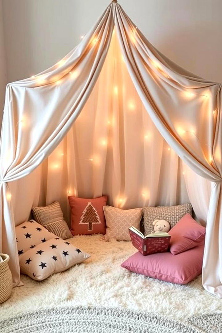 DIY Tented Hideout - 30 kids reading nook ideas