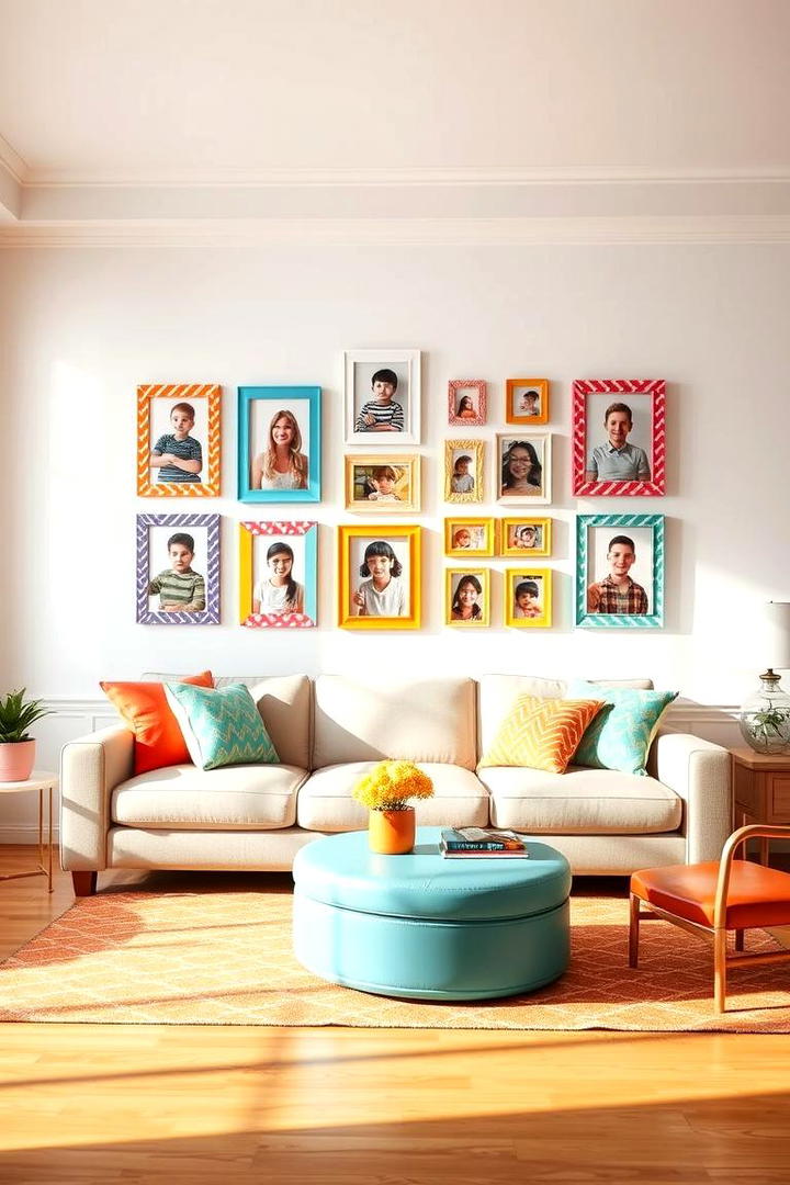 DIY Washi Tape Frames - 30 Family Picture Wall Ideas