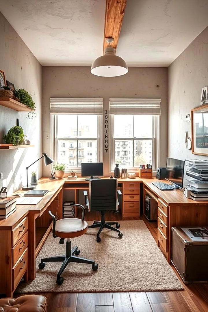 DIY Workstation Assembly - 30 Budget Home Office Ideas