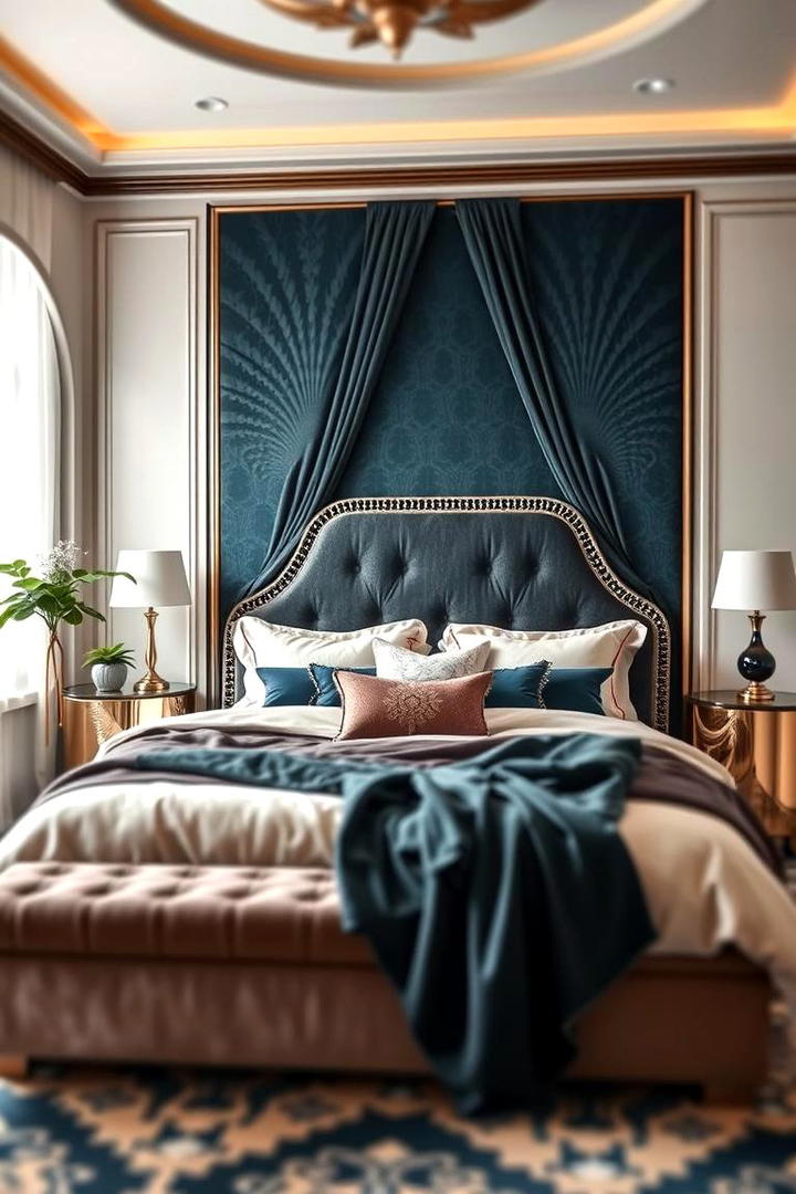 Decadent Bedroom Makeovers - 30 Art Deco Interior Design Ideas