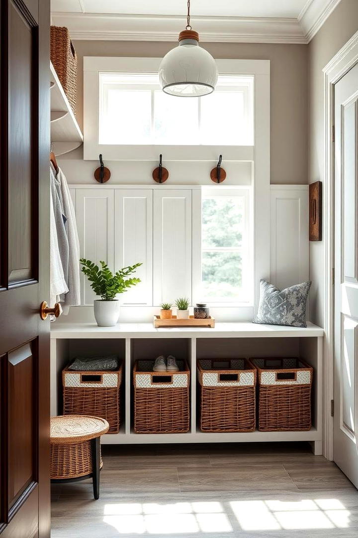 Decorative Storage Boxes - 30 Mudroom Storage Ideas