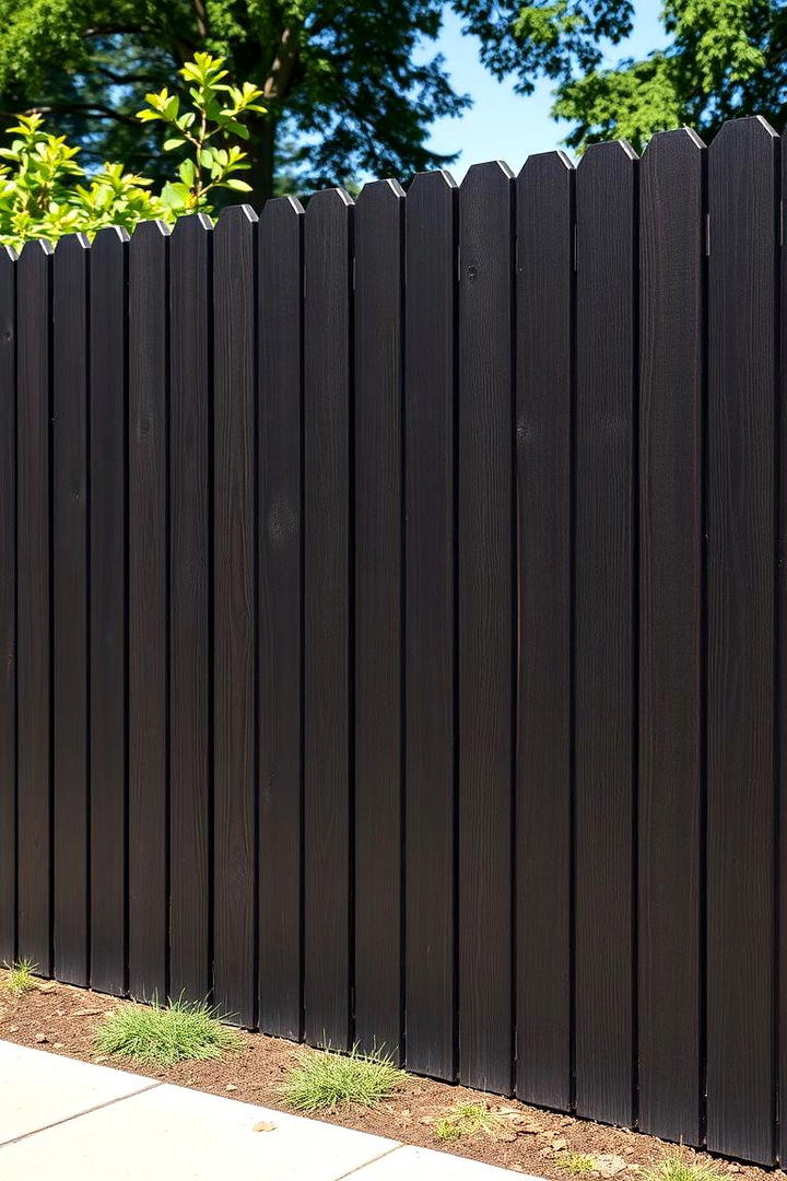 Deep Ebony Elegance - 30 Fence Stain Colors