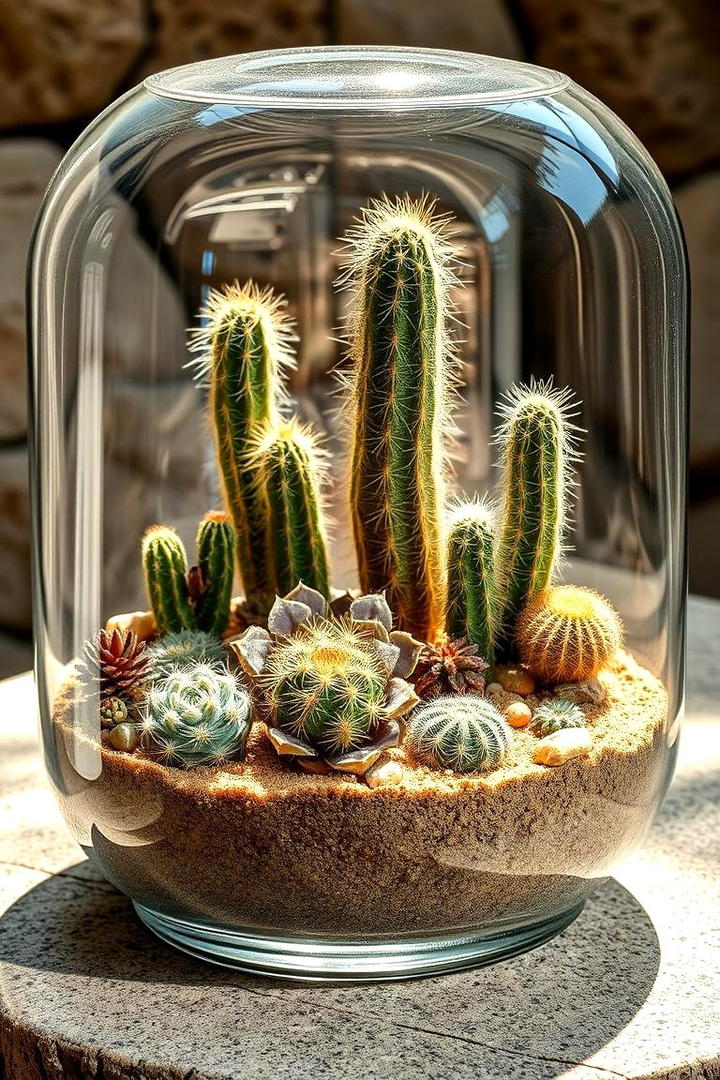 Desert Oasis Terrarium - 30 Terrarium Ideas