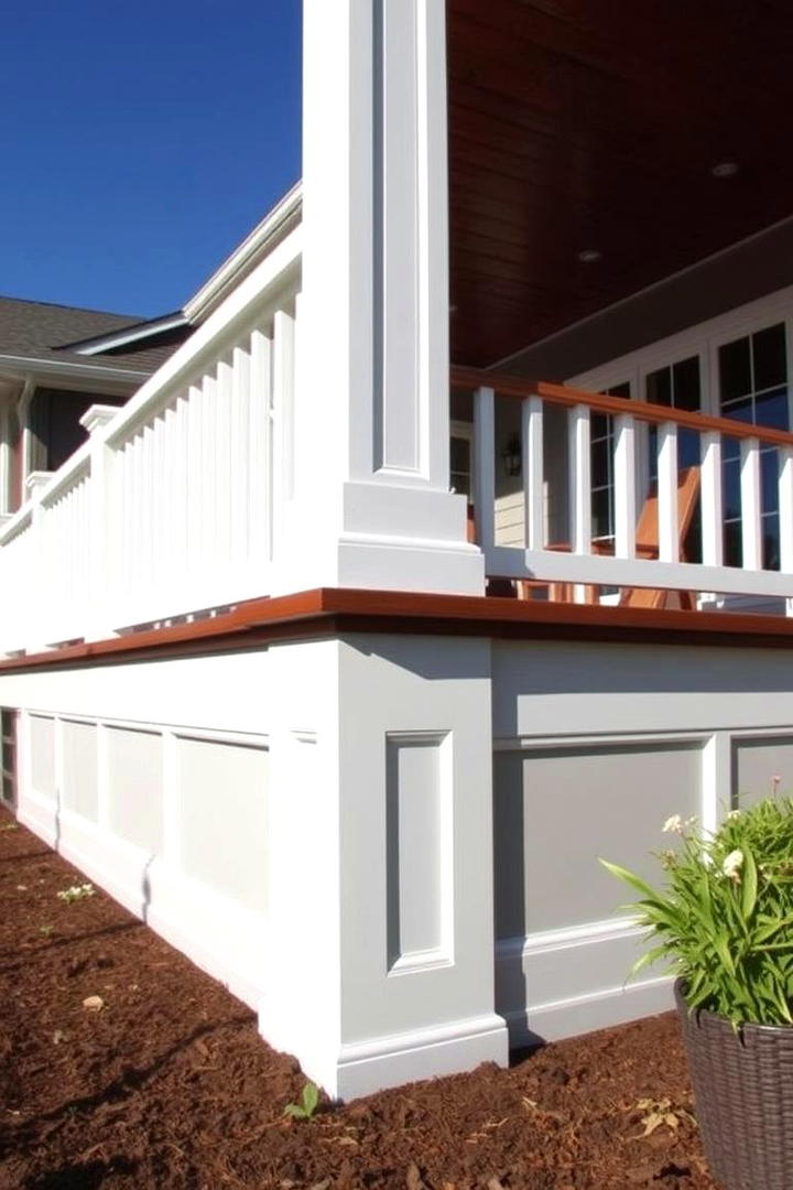 Designer Detail Finishing - 30 Deck Skirting Ideas