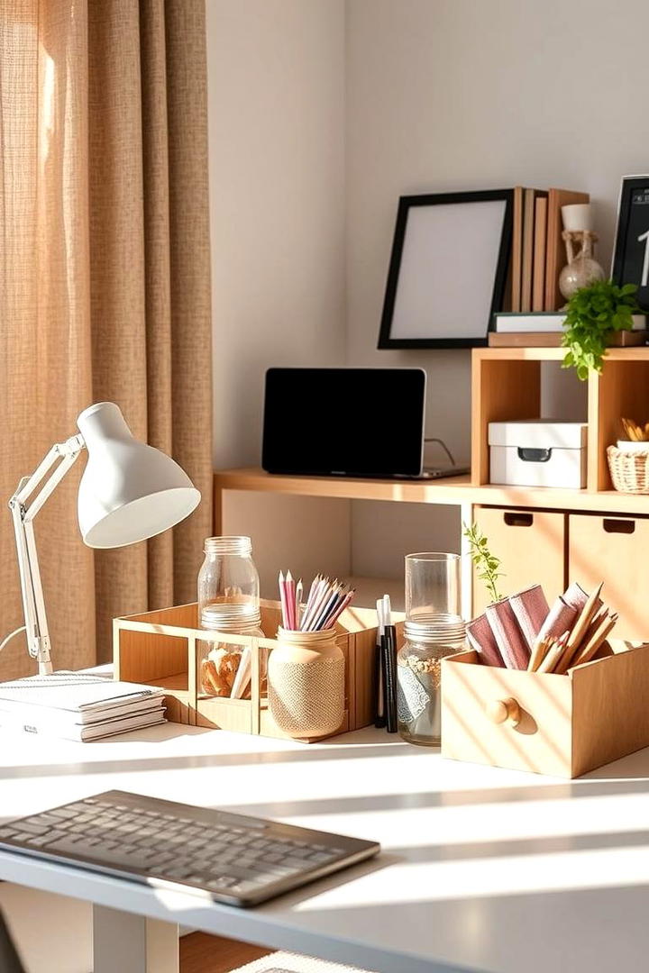 Desk Organizer Projects - 30 Budget Home Office Ideas