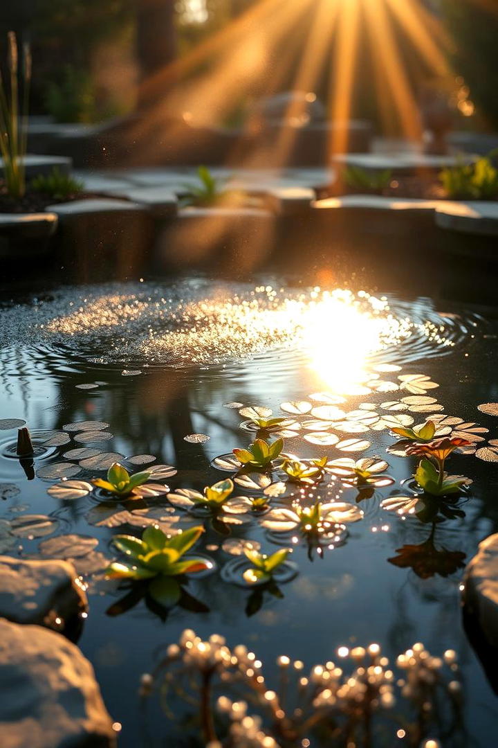 Dewy Morning Pond - 30 Backyard Pond Ideas