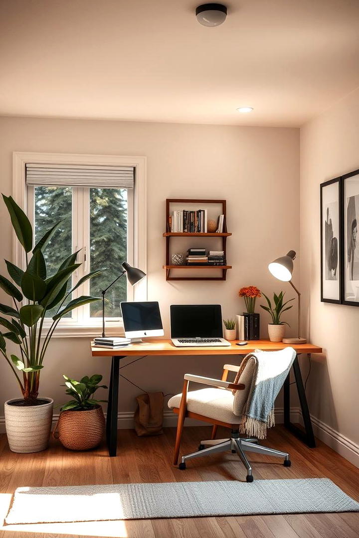 Dimmable Bulbs for Mood - 30 Home Office Lighting Ideas