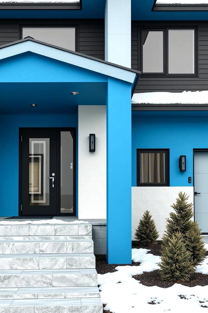 Distinct Arctic Blue Accent - 30 Blue Exterior House Colors