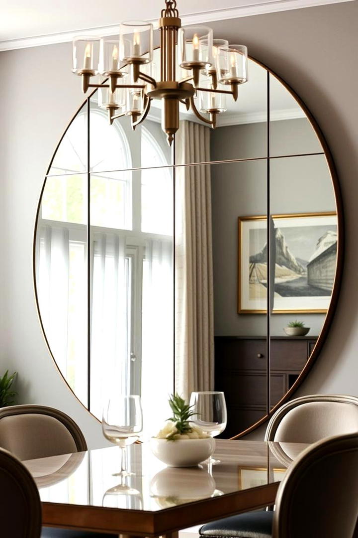 Double Sided Designs - 30 Dining Room Mirror Ideas