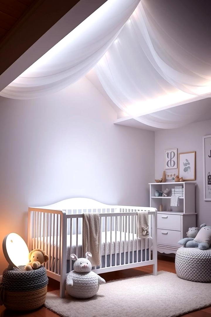 Dreamy Nursery Illumination - 30 Aesthetic Room Ideas With Led Lights