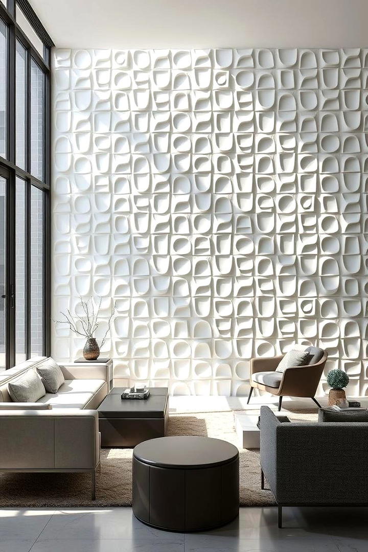 Dynamic 3D Wall Tiles - 30 Wall Covering Ideas