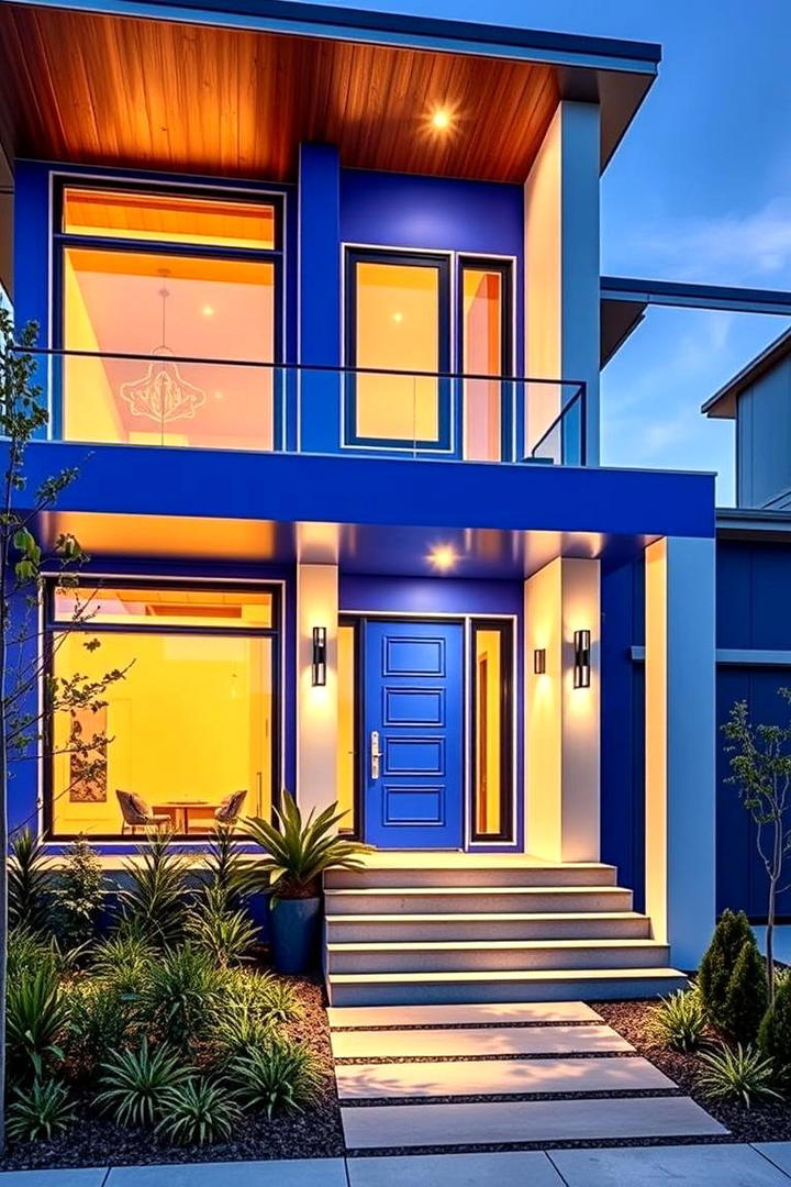 Dynamic Royal Blue Impact - 30 Blue Exterior House Colors