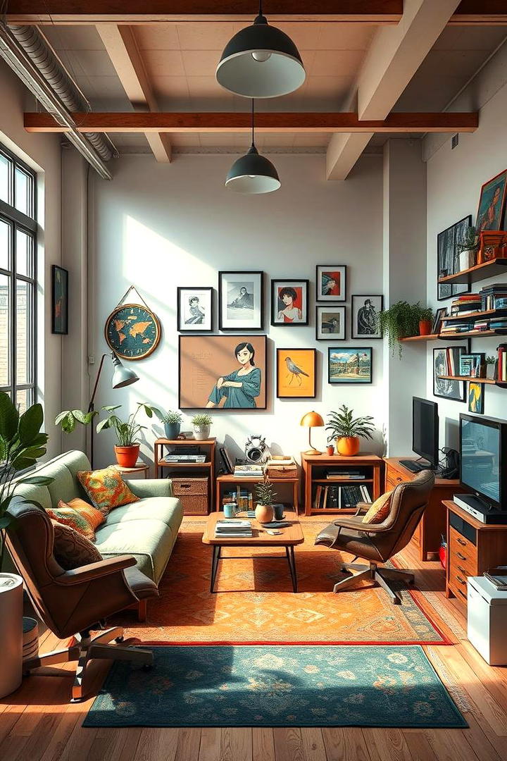 Eclectic Anime Mix Room - 30 Anime Room Ideas