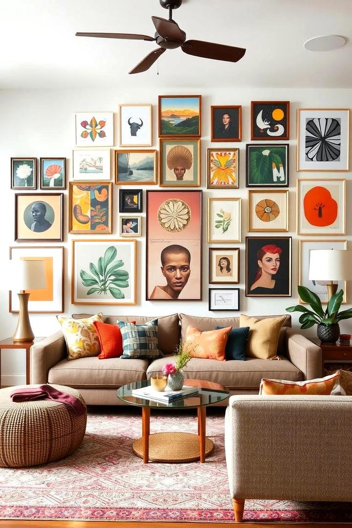 Eclectic Gallery Walls - 30 Boho Decor Ideas