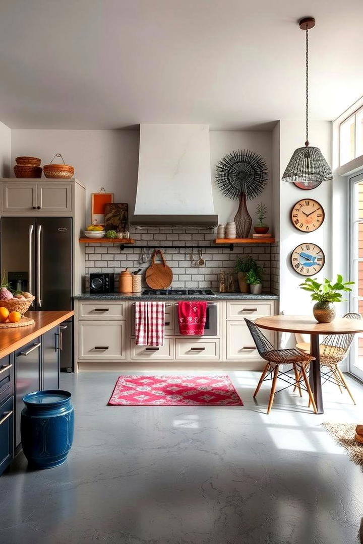 Eclectic Grey Kitchen Blend - 30 Kitchens With Grey Floors