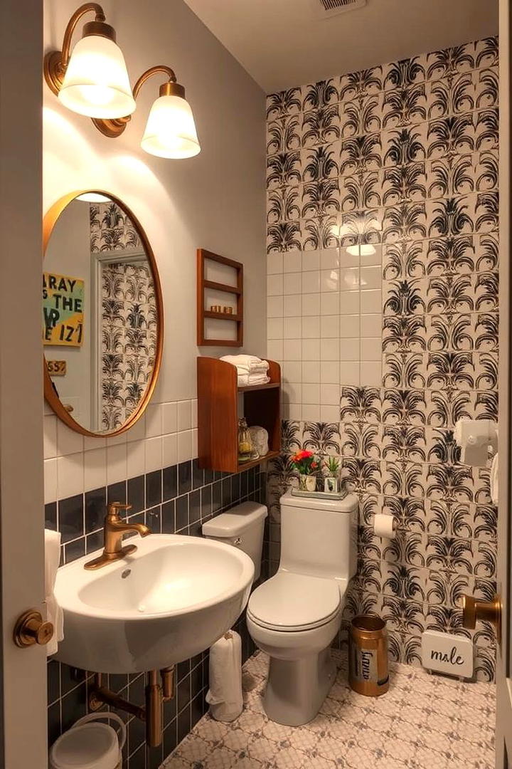 Eclectic Mix Bathroom - 30 Bathroom Decor Ideas