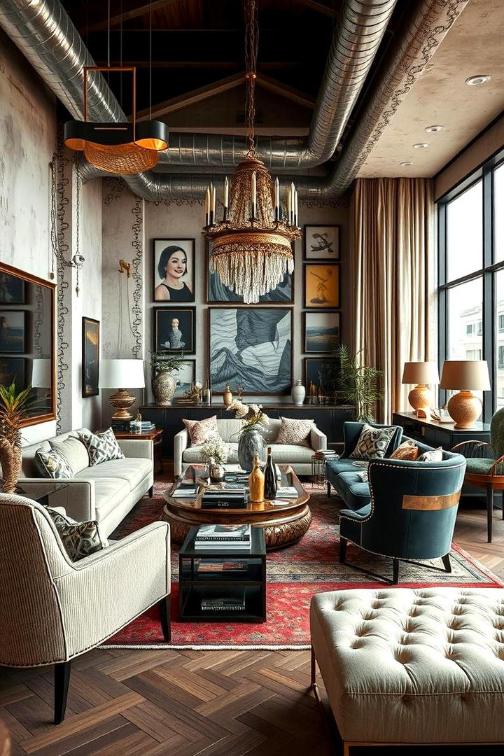 Eclectic Mix of Luxury - 30 Glam Interior Design Ideas