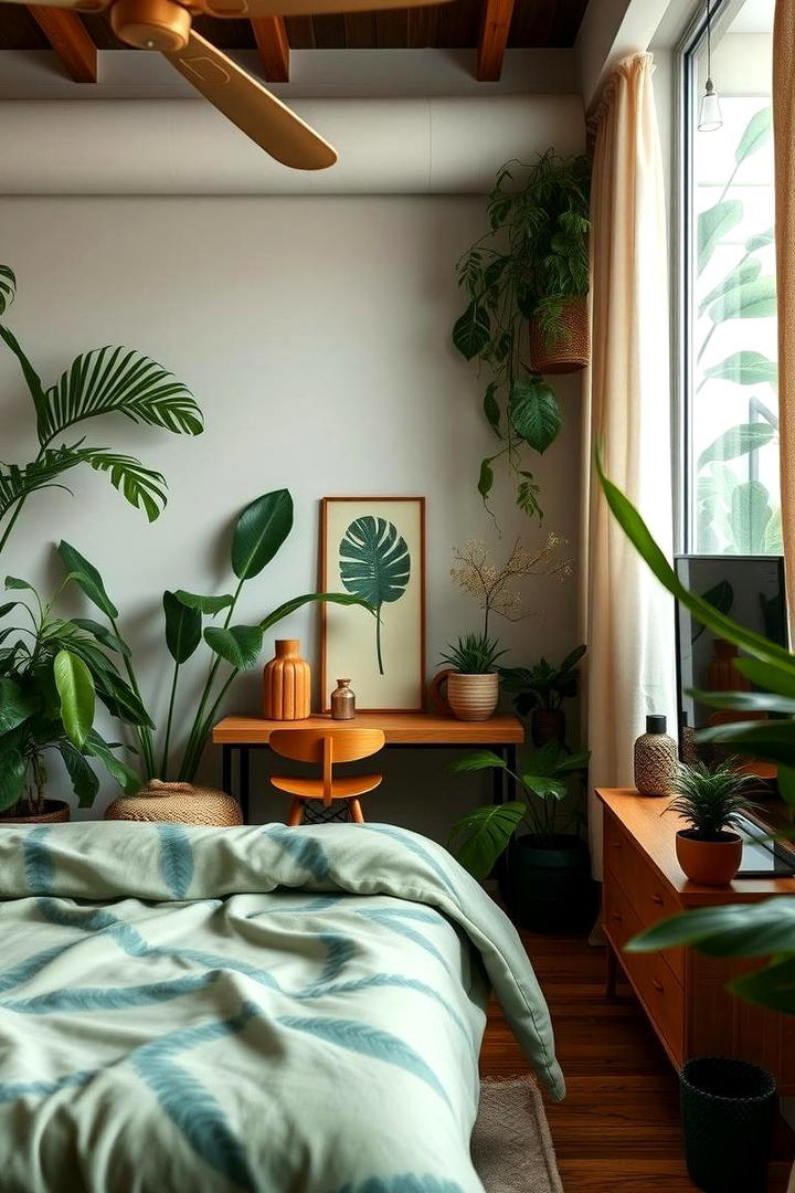 Eco Chic Design Elements - 30 Jungle-themed Bedroom Ideas