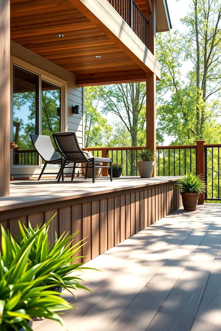 Eco Conscious Composite Blends - 30 Deck Skirting Ideas