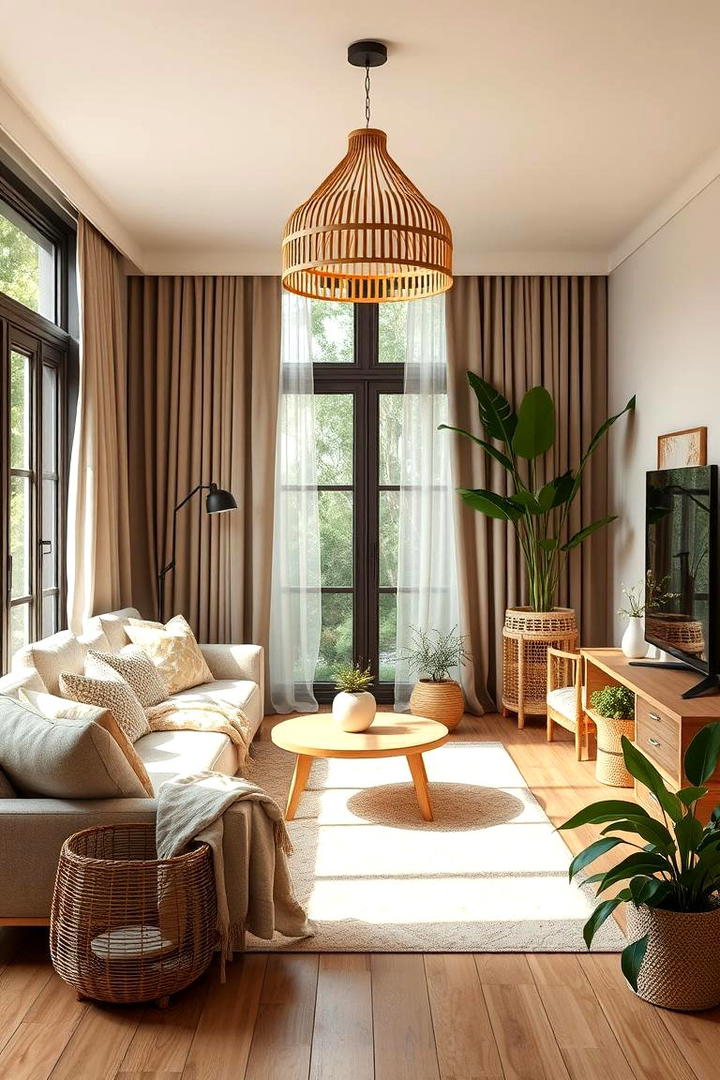 Eco Friendly Bamboo Floor Lamp - 30 Living Room Floor Lamp Ideas and Inspiration