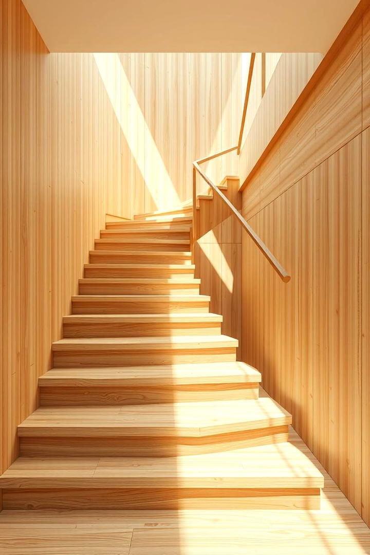 Eco Friendly Bamboo Staircase - 30 Modern Staircases