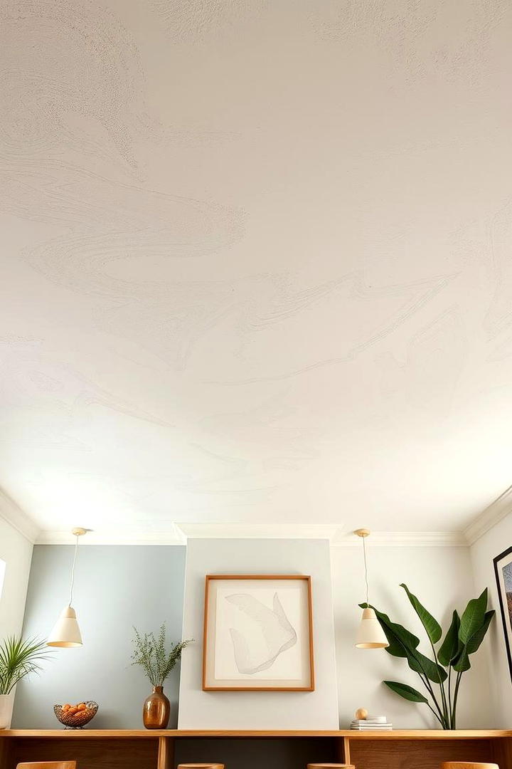 Eco Friendly Chalk Ceiling - 30 Ceiling Paint Ideas