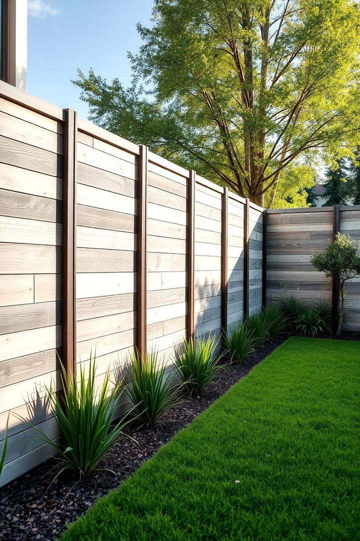 Eco Friendly Composite Fence - 30 Backyard Fence Ideas