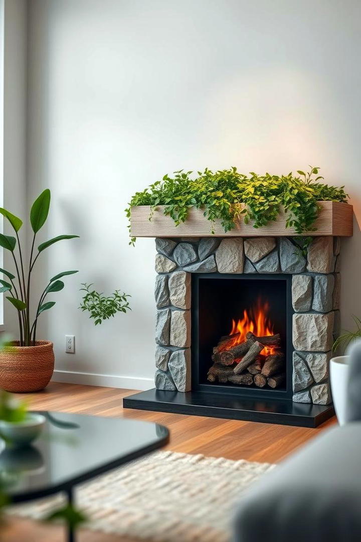 Eco Friendly Faux Fireplace - 30 Faux Fireplace Ideas