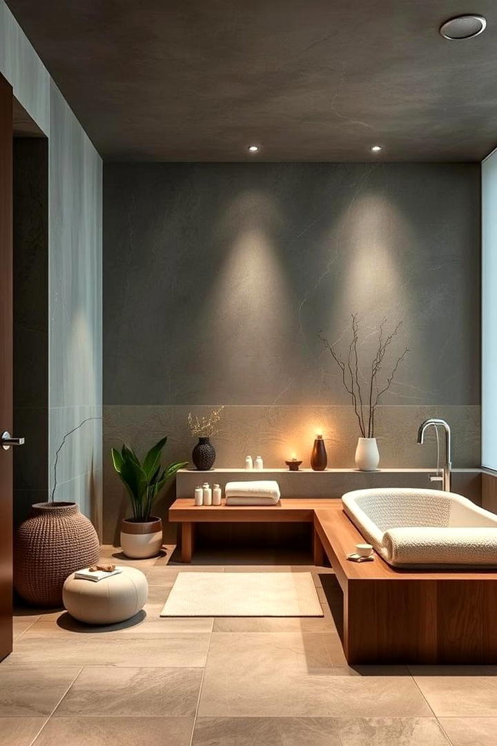 Eco Friendly Finishes for Sustainable Style - 30 Spa Decor Ideas