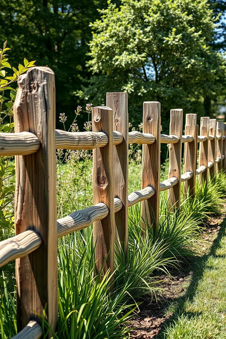 Eco Friendly Garden Fencing - 30 Split Rail Fence Ideas