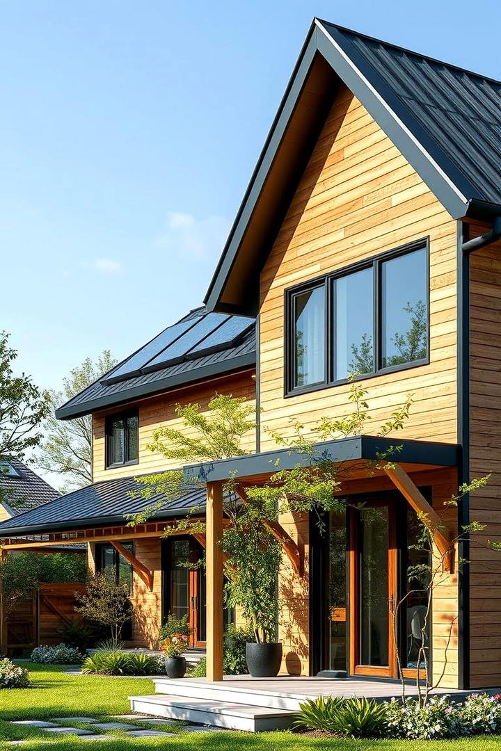 Eco Friendly Haven - 30 houses with black roofs