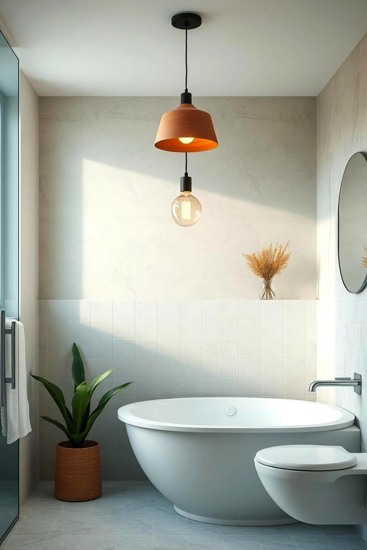 Eco Friendly Options - 30 Bathroom Pendant Lighting Ideas