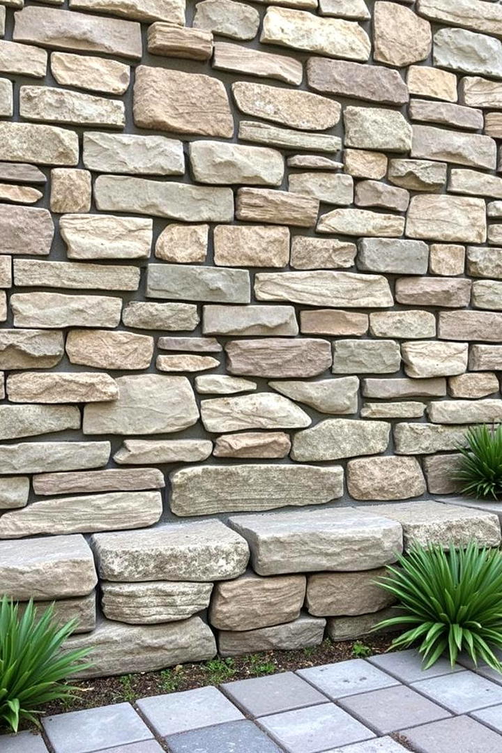 Eco Friendly Reclaimed Stone Wall - 30 Stone Wall Ideas