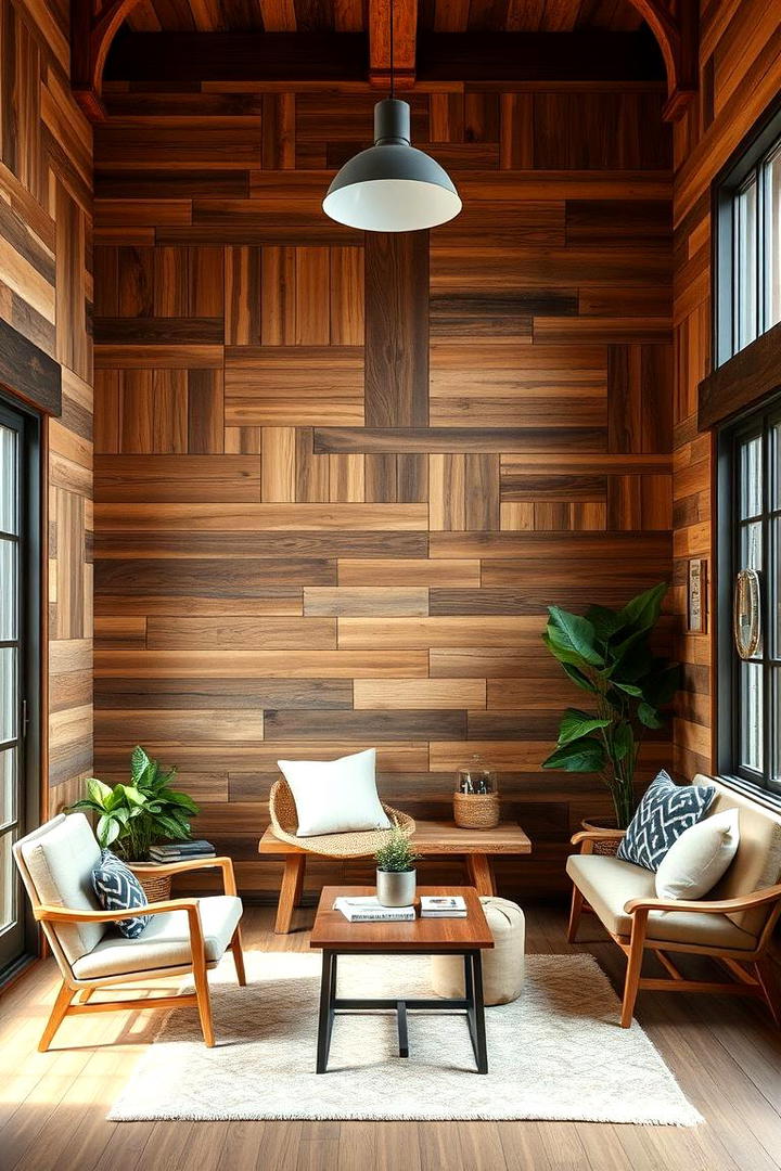 Eco Friendly Reclaimed Wood Walls - 30 Wall Covering Ideas