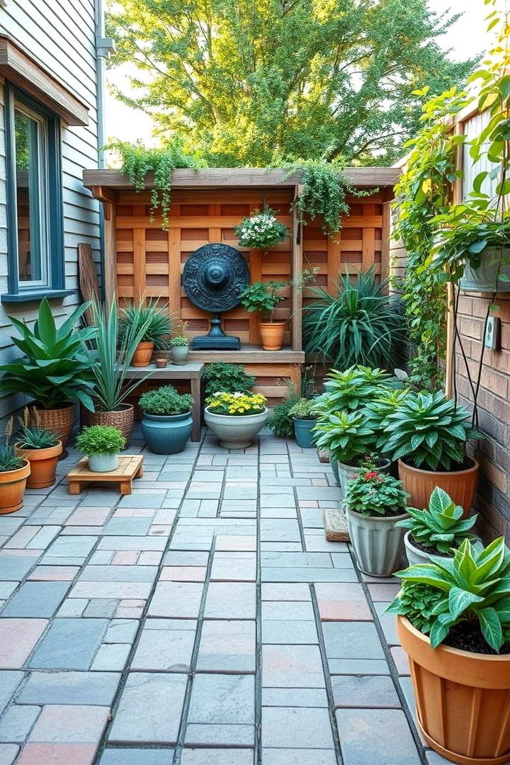 Eco Friendly Recycled Garden - 30 Patio Garden Ideas