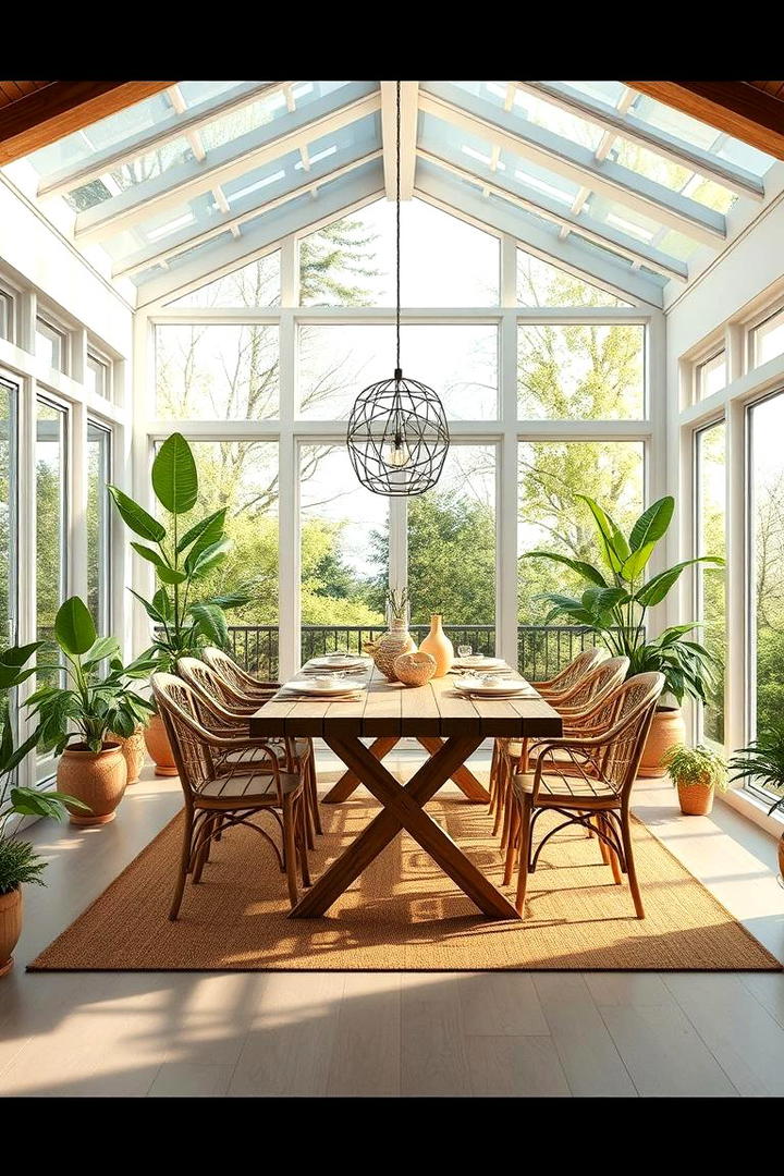 Eco Friendly Sunroom Design - 30 Sunroom Dining Room Ideas