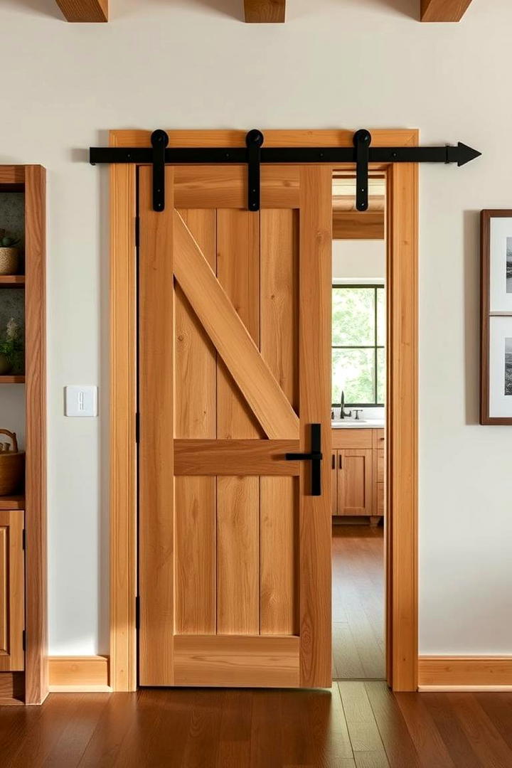 Eco Friendly Sustainable Barn Door - 30 Barn Door Ideas