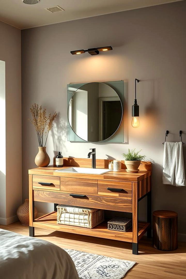 Eco Friendly Sustainable Vanity - 30 Bedroom Vanity Ideas