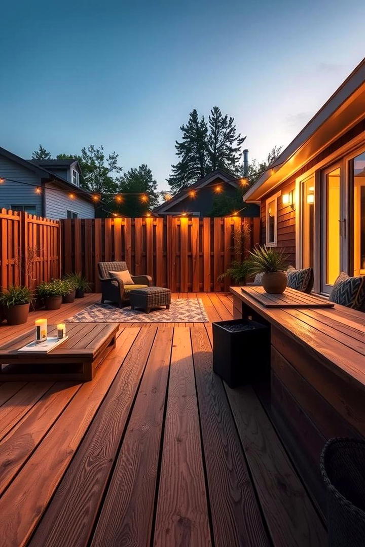 Eco Smart Reclaimed Wood Deck - 30 Backyard Deck Ideas on a Budget