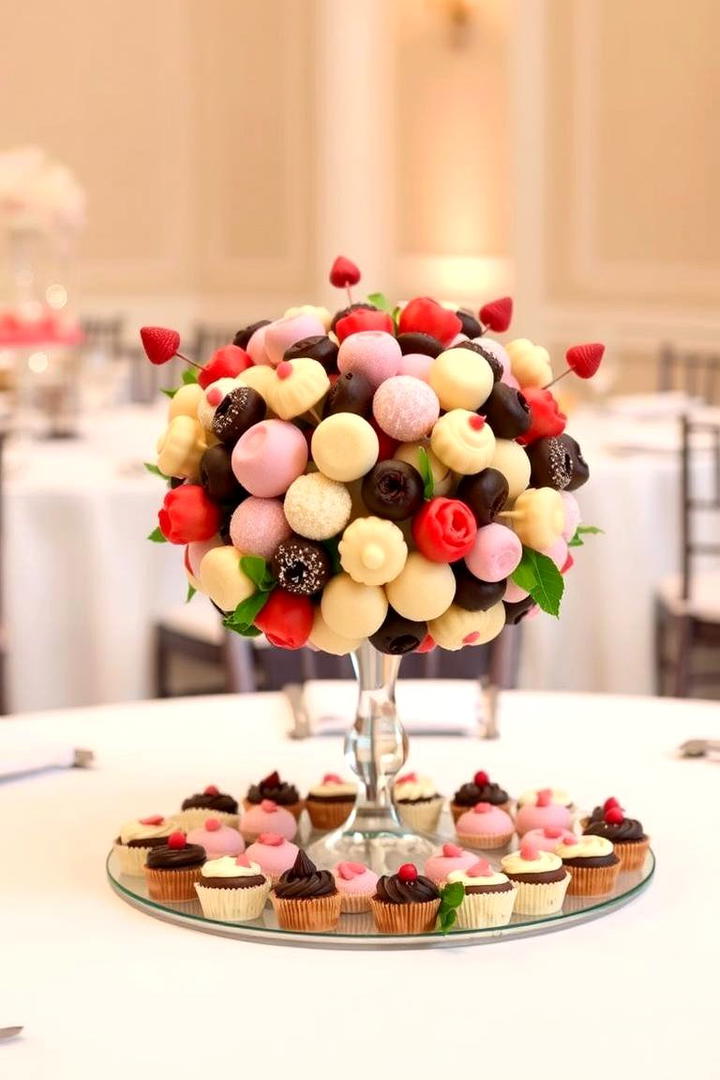 Edible Dessert Centerpiece - 30 non-floral wedding centerpiece ideas