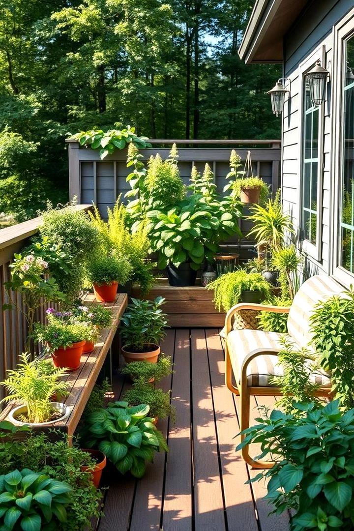 Edible Garden Inspiration - 30 Deck Decorating Ideas With Plants