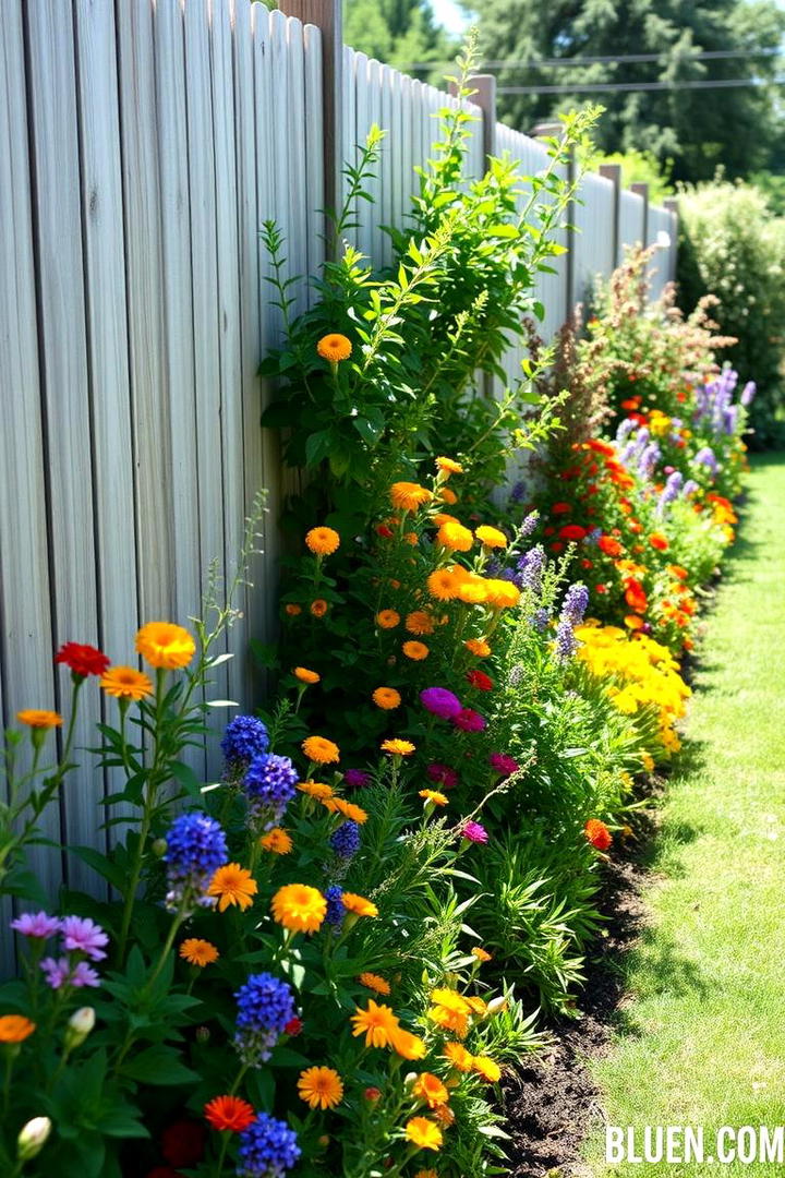 30 Simple Fence Line Landscaping Ideas for Curb Appeal