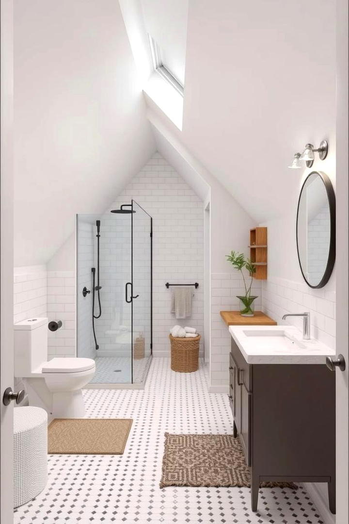 Efficient Layout Planning - 30 Attic Bathroom Ideas